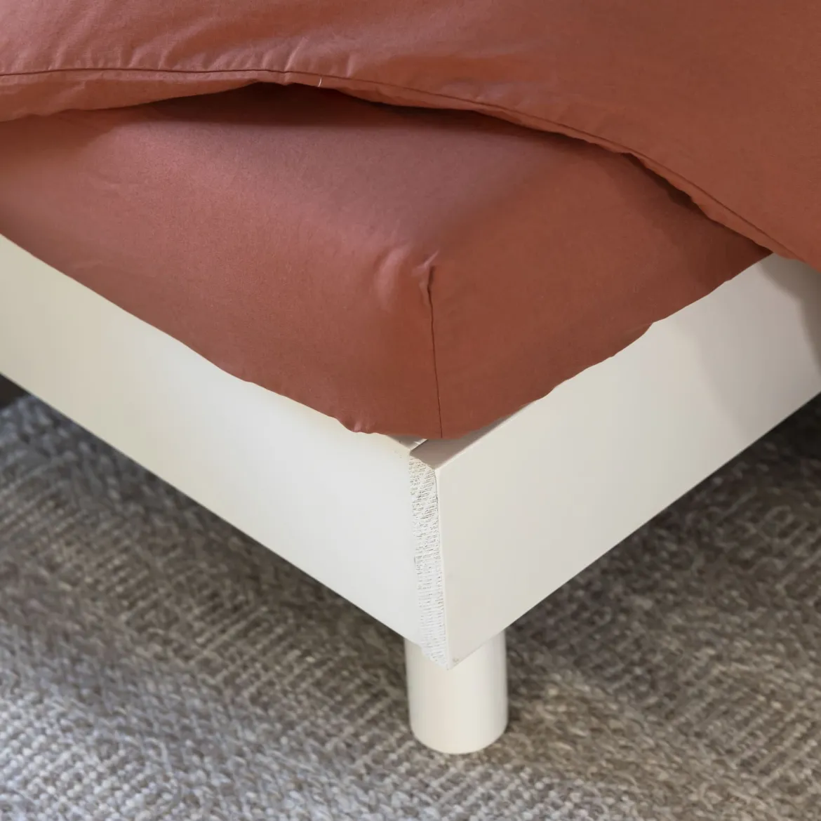 Ensemble matelas mousse + sommier bois massif