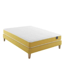 Ensemble matelas mousse, sommier et pieds Aurore 400 - SOMEO