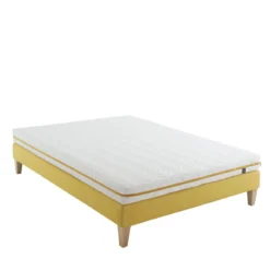 Ensemble matelas mousse, sommier et pieds Aurore 200 - SOMEO