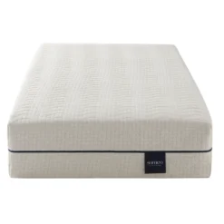 Ensemble matelas naturel ressorts et latex naturel, sommier et pieds Aube 600 - SOMEO