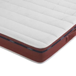 Ensemble matelas relaxation 100% latex, sommier TPR, pieds Crépuscule 500 - SOMEO