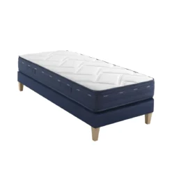 Ensemble matelas ressorts et mémoire de forme, sommier et pieds Rêve 500 - SOMEO