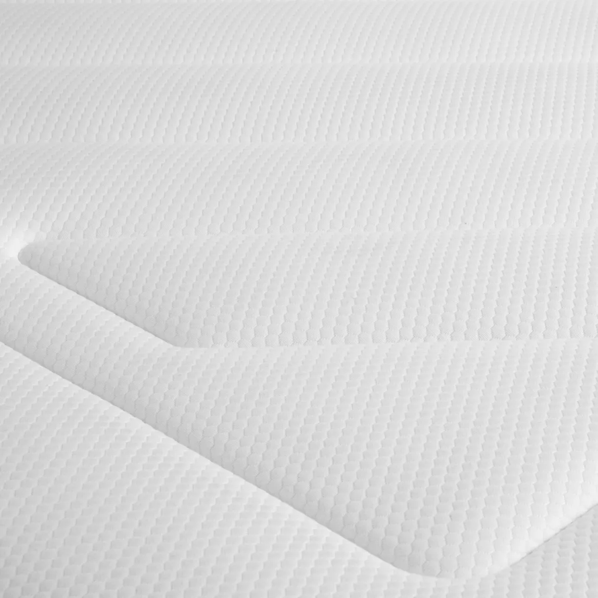 Ensemble matelas ressorts, latex et mémoire de forme, sommier, pieds, tête de lit, couette et oreiller Rêve 700 - SOMEO