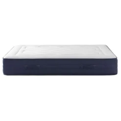 Ensemble matelas ressorts, latex et mémoire de forme, sommier, pieds, couette et oreiller Rêve 700 - SOMEO