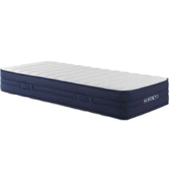 Ensemble matelas ressorts, latex et mémoire de forme, sommier et pieds Rêve 700 - SOMEO