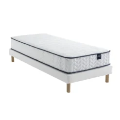 Ensemble matelas ressorts, sommier Lune et pieds Rêve 300 - SOMEO