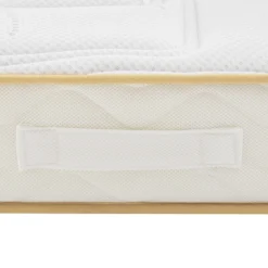 Ensemble matelas rond mousse, sommier et pieds Aurore 300 - SOMEO diamètre 215