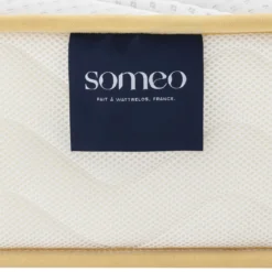 Ensemble matelas rond mousse, sommier et pieds Aurore 300 - SOMEO diamètre 215