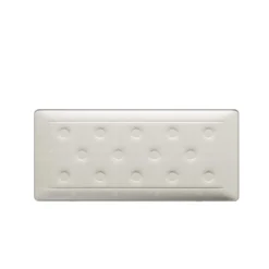 Ensemble matelas sommier pieds Simmons 651 ressorts ensachés + mousse mémoire de forme SW6