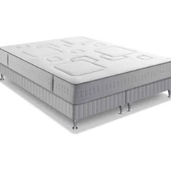 Ensemble matelas sommier pieds Simmons 580 ressorts ensachés SW3