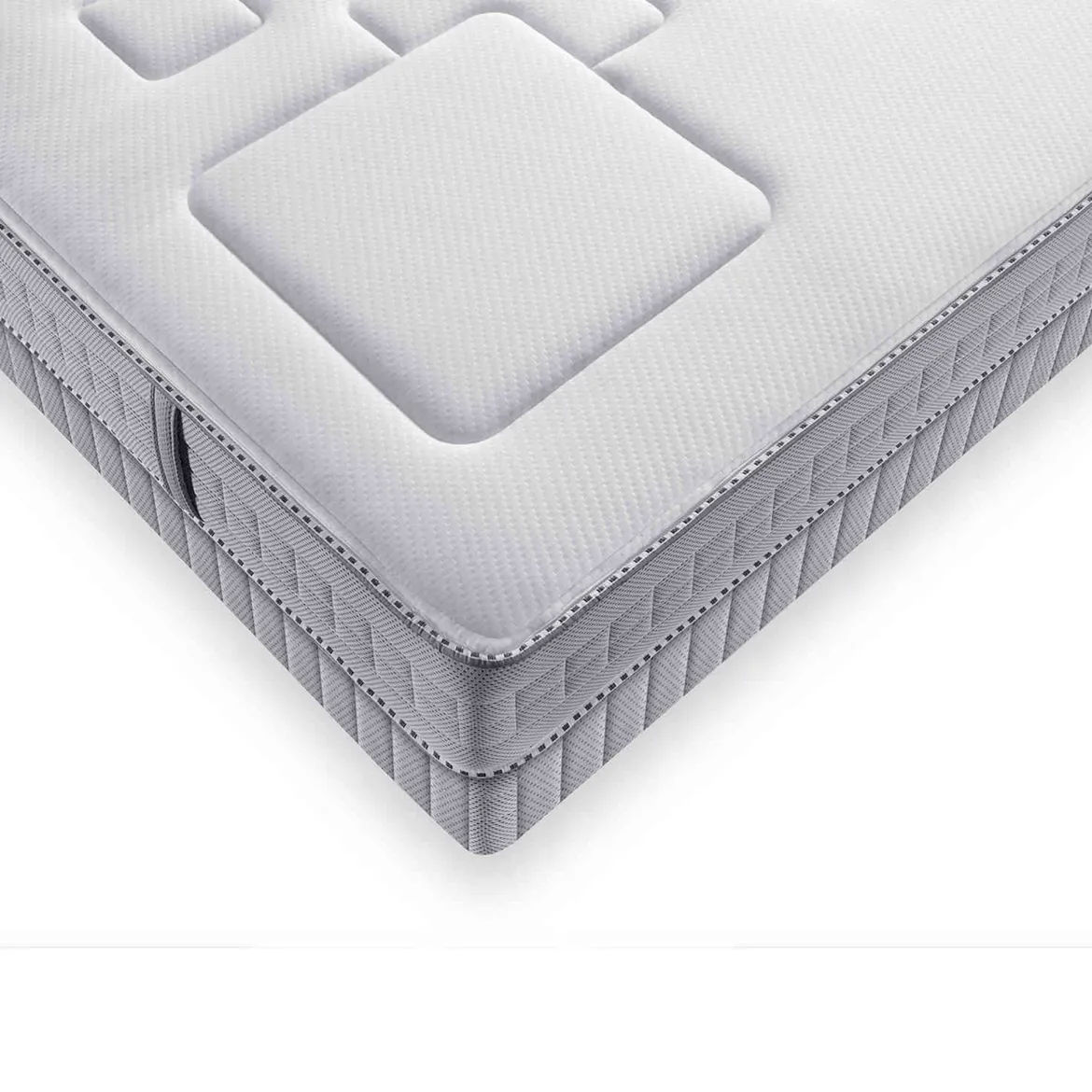Ensemble matelas sommier pieds Simmons 580 ressorts ensachés SW3