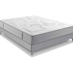 Ensemble matelas sommier pieds Simmons 580 ressorts ensachés SW3
