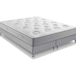 Ensemble matelas sommier pieds Simmons 600 ressorts ensachés SW4