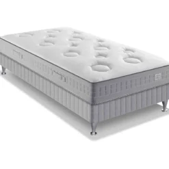 Ensemble matelas sommier pieds Simmons 600 ressorts ensachés SW4