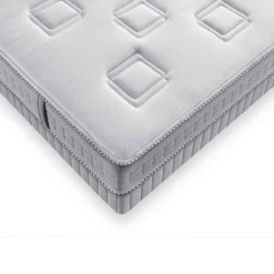 Ensemble matelas sommier pieds Simmons 532 ressorts ensachés SW2