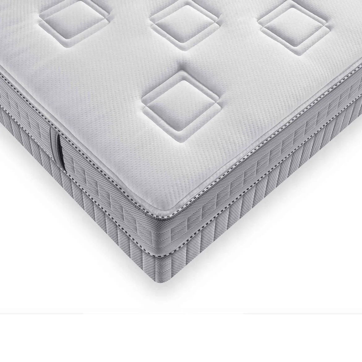 Ensemble matelas sommier pieds Simmons 532 ressorts ensachés SW2