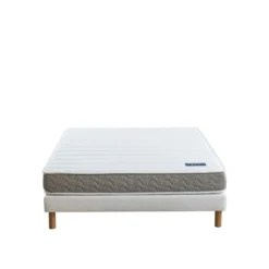 Ensemble sommier et matelas mousse ferme Terre de Nuit Sérénité 2.0