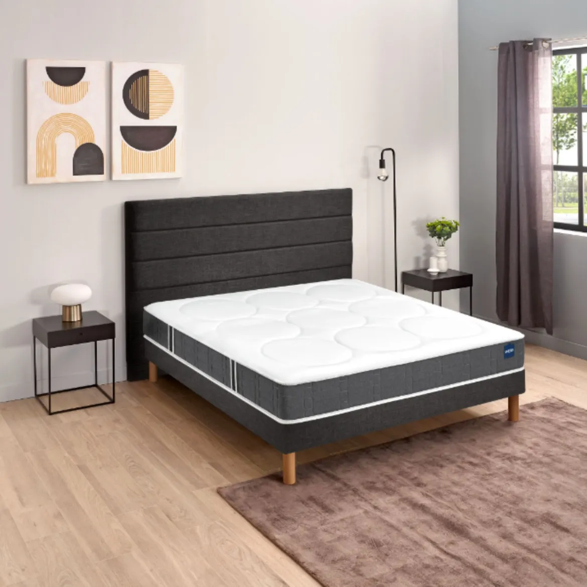 Ensemble sommier et matelas mousse ferme Bultex Comforting