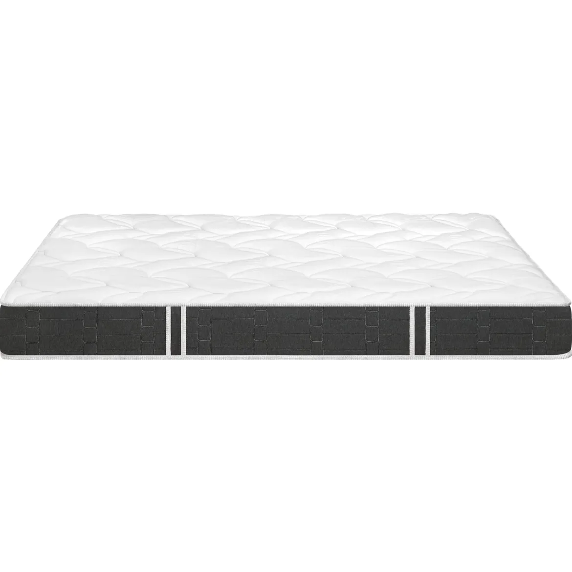 Ensemble sommier et matelas mousse ferme Bultex Essential Gris