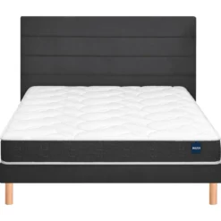 Ensemble sommier et matelas mousse ferme Bultex Essential Gris