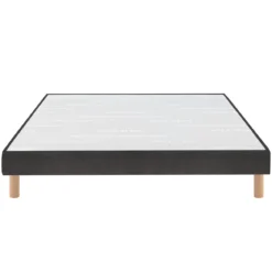 Ensemble sommier et matelas mousse ferme Bultex Essential Gris