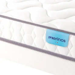 Ensemble sommier et matelas mousse HD et mémoire de forme très ferme Merinos Chill Bed