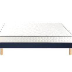 Ensemble sommier et matelas mousse HD et mémoire de forme très ferme Merinos Chill Bed