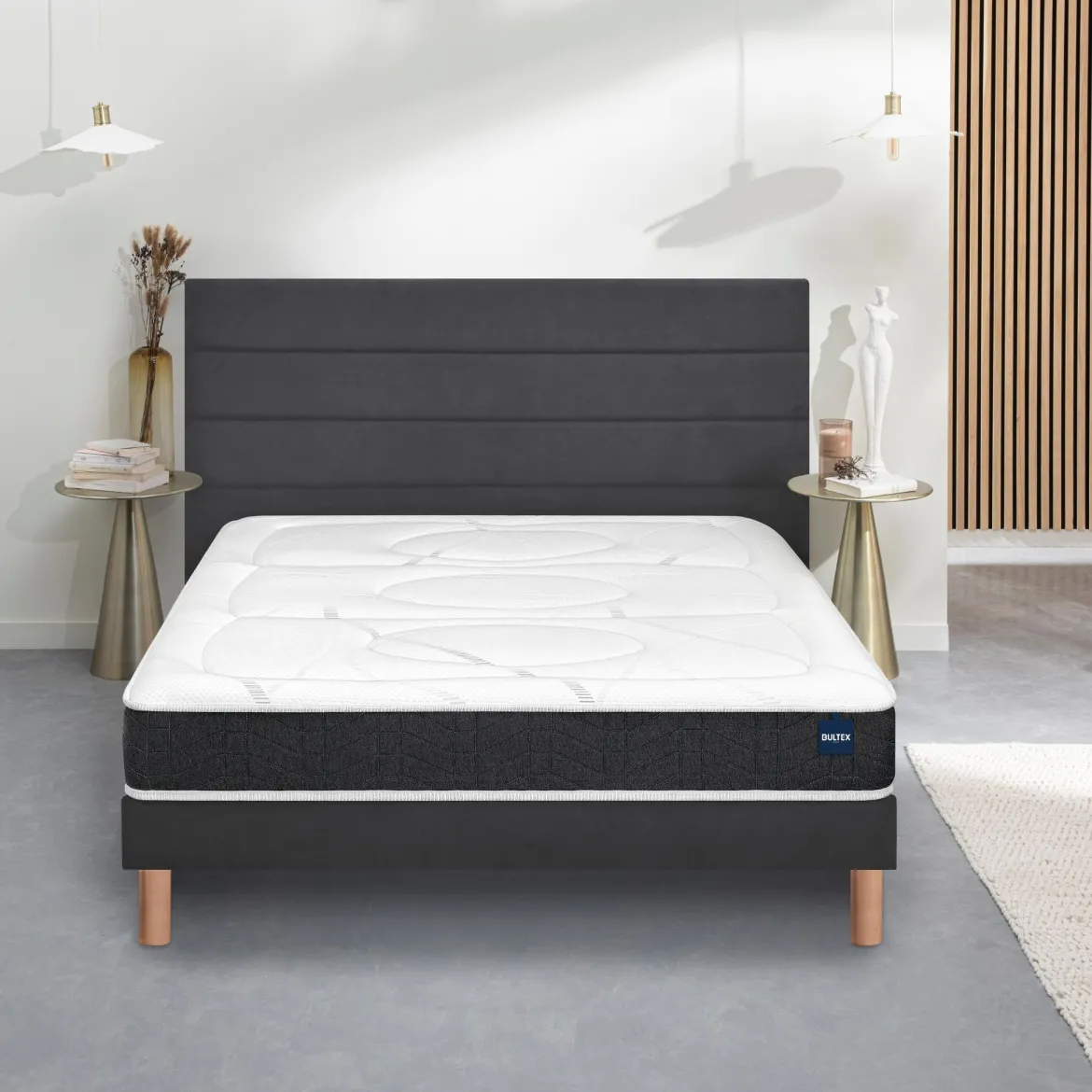 Ensemble sommier et matelas mousse ferme Bultex Smart Repair