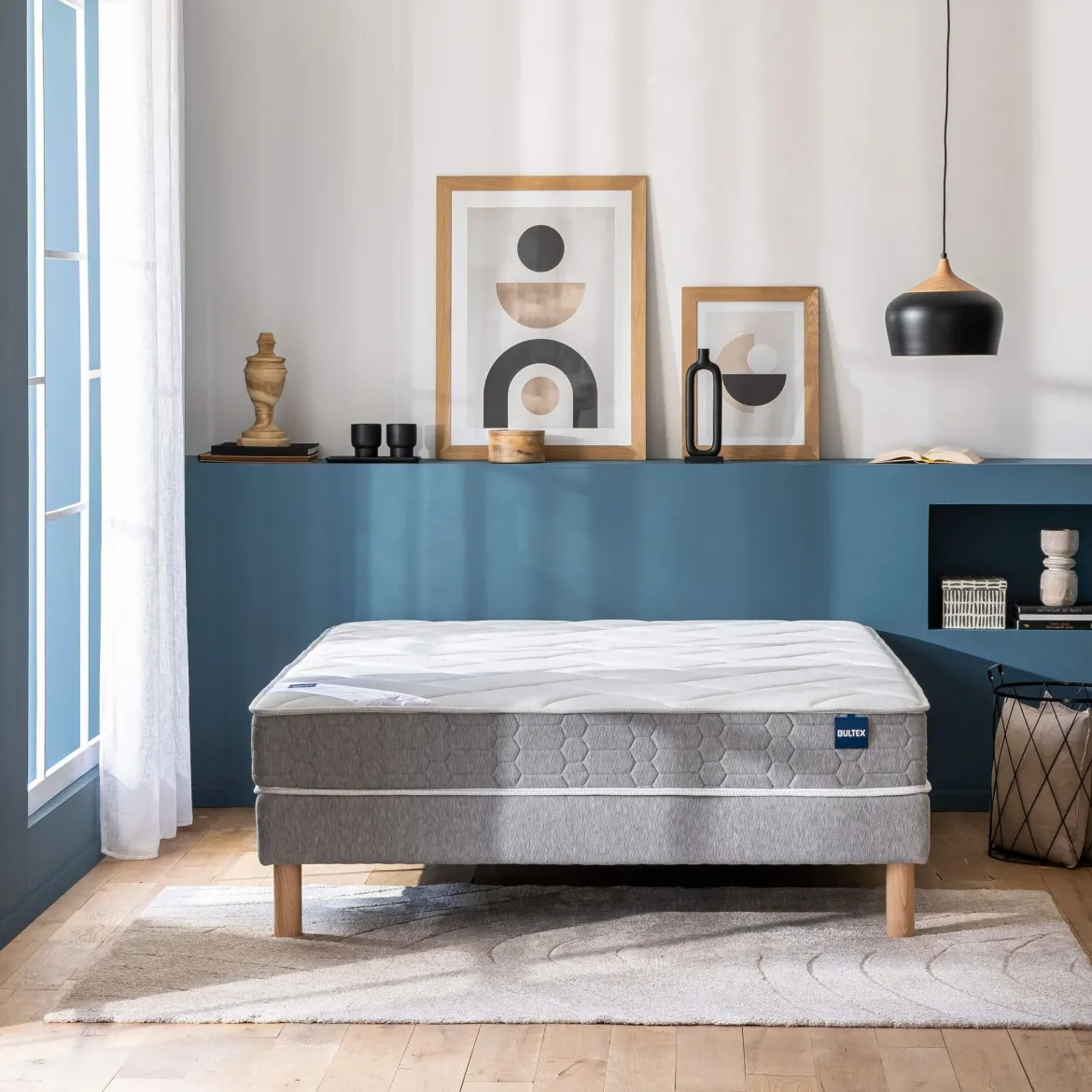 Ensemble sommier et matelas mousse ferme Bultex Tracky