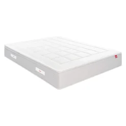 Ensemble sommier et matelas ressorts ensachés et mémoire de forme ferme Epeda Escapade