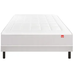 Ensemble sommier et matelas ressorts ensachés et mémoire de forme ferme Epeda Escapade