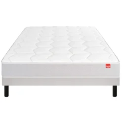 Ensemble sommier et matelas ressorts ensachés et mémoire de forme ferme Epeda Destination