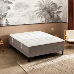 Ensemble sommier et matelas ressorts ensachés et mémoire de forme ferme Epeda Destination