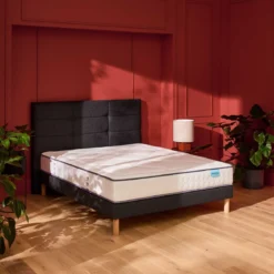 Ensemble sommier et matelas ressorts, mémoire de forme et latex ferme Merinos Full Bed