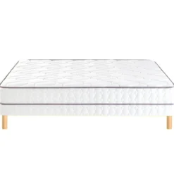 Ensemble sommier et matelas ressorts ensachés ferme Merinos Morning Routine