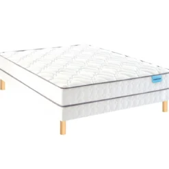 Ensemble sommier et matelas ressorts ensachés ferme Merinos Morning Routine
