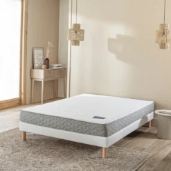 Ensemble sommier et matelas ressorts ensachés ferme Terre de Nuit Poésie