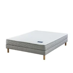Ensemble sommier et matelas ressorts ensachés ferme Terre de Nuit Poésie