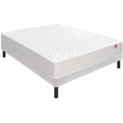 Ensemble sommier et matelas ressorts multispires ferme Epeda Dépaysant