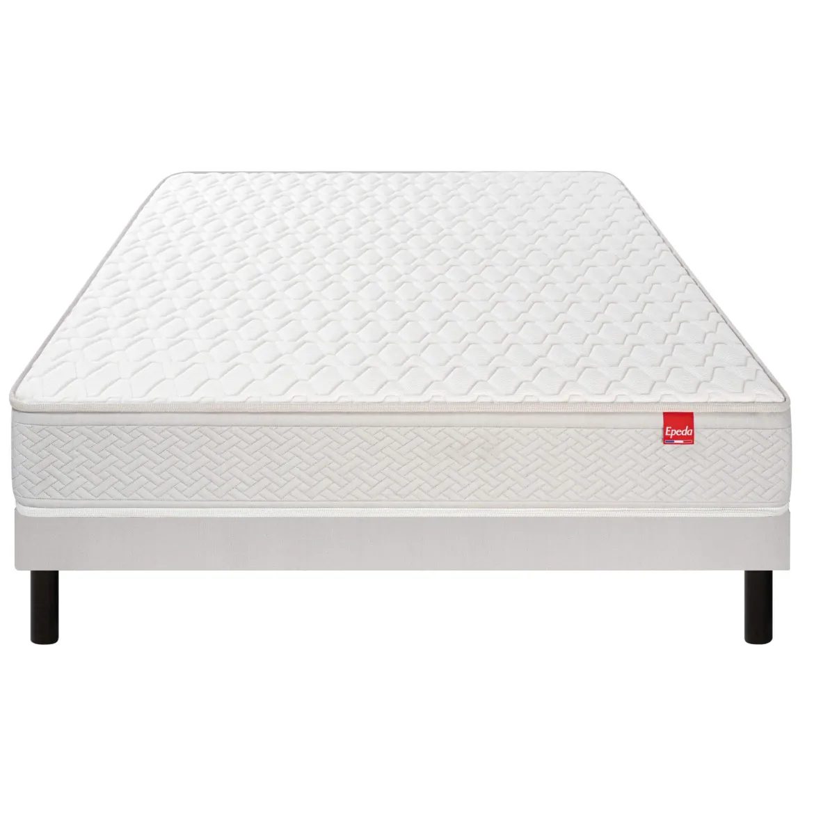 Ensemble sommier et matelas ressorts multispires ferme Epeda Dépaysant