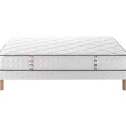 Ensemble sommier et matelas ressorts et mémoire de forme ferme Merinos Cheer Bed