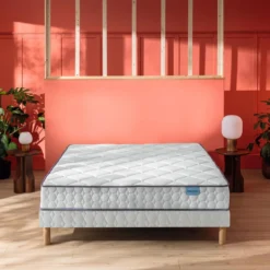 Ensemble sommier et matelas ressorts et mémoire de forme ferme Merinos Cheer Bed