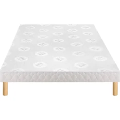 Ensemble sommier et matelas ressorts ensachés ferme Merinos Well Bed