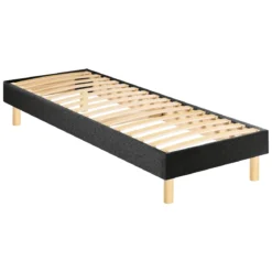 Ensemble sommier et matelas ressorts et mémoire de forme ferme Merinos Sweety