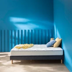 Ensemble sommier et matelas ressorts et mémoire de forme ferme Merinos Sweety