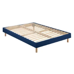 Ensemble sommier et matelas ressorts et mémoire de forme ferme Merinos Sweety