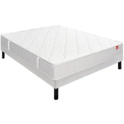 Ensemble sommier et matelas ressorts ensachés ferme Epeda Itinéraire