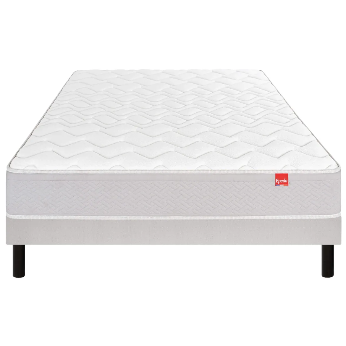 Ensemble sommier et matelas ressorts ensachés très ferme Epeda Ailleurs