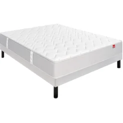 Ensemble sommier et matelas ressorts ensachés très ferme Epeda Ailleurs