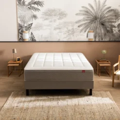 Ensemble sommier et matelas ressorts multi-actifs ferme Epeda Inoubliable